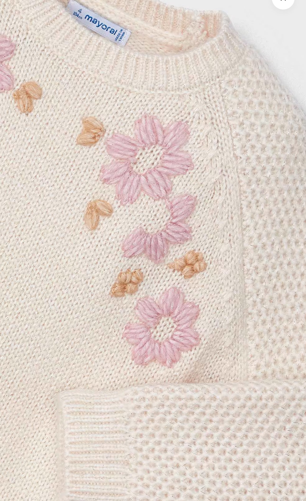 Jen Floral Embroidered Sweater