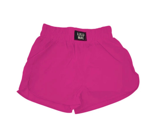 Kids LULU MAC Youth Short, Hot Pink