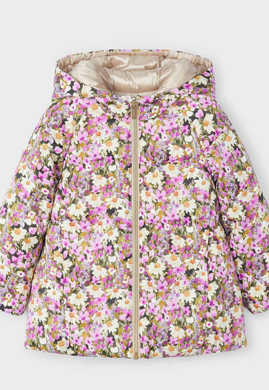 Tabby Reversible Floral Puffer Jacket