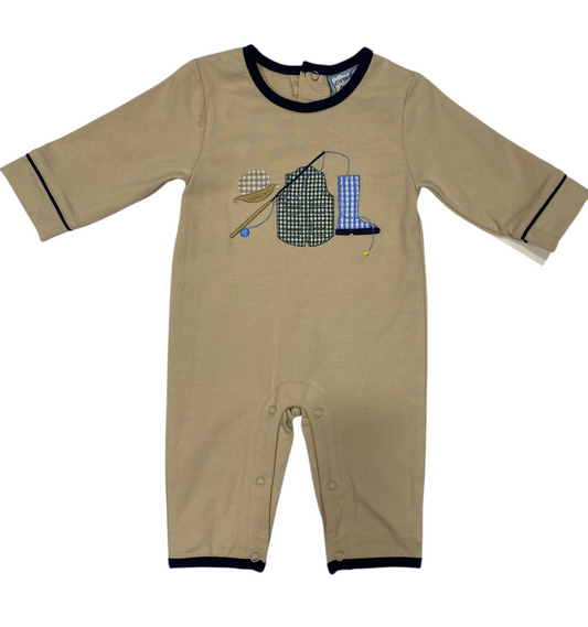 Gone Fishing Boys Romper