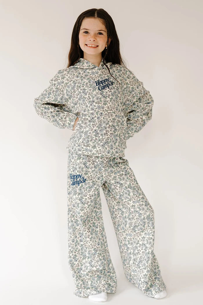 Happy Camp3r Garden Scuba Foldover Pant, Dusty Blue