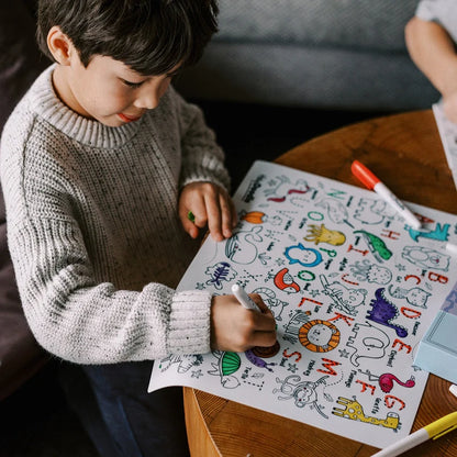 Into the Wild Classic Coloring & Doodle Mat