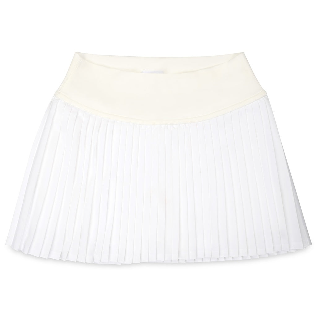 Pleated Sport Skort, White