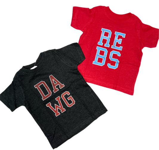 Rebs/Dawgs Word Tee