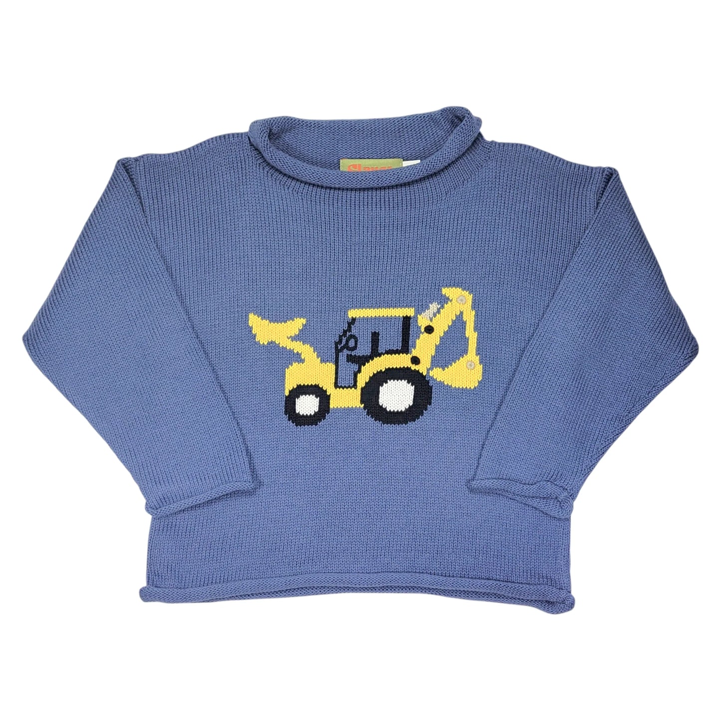 Backhoe Sweater, Steel Blue