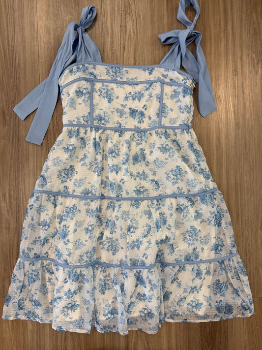 Floral Blue Maxi Dress
