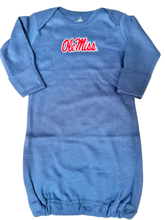Ole Miss Baby Gown