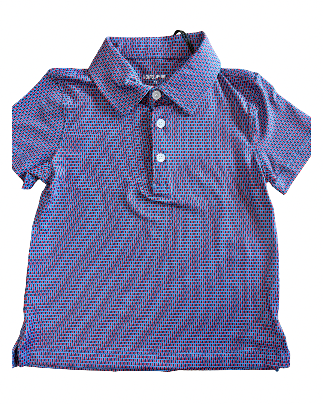 Boys Performance Polo, Micro MS Outline