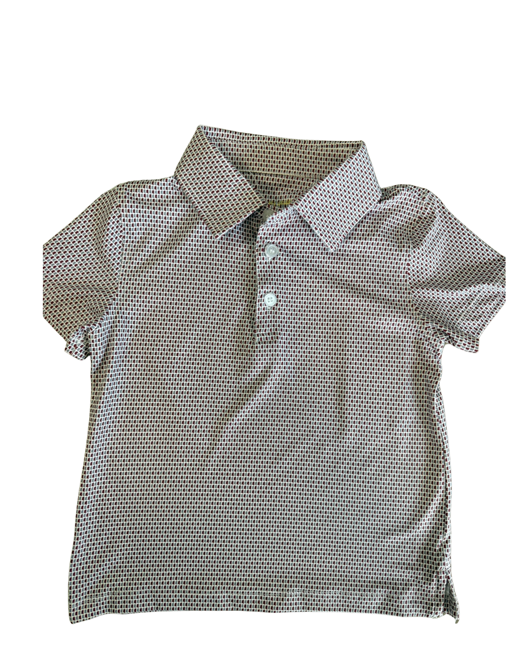 Boys Performance Polo, Micro MS State Outline