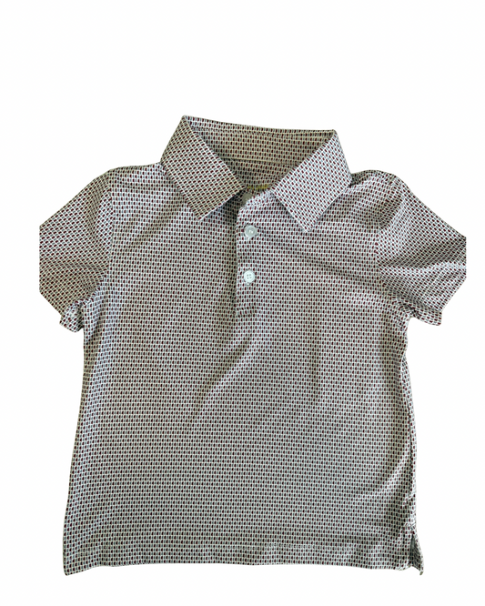 Boys Performance Polo, Micro MS State Outline