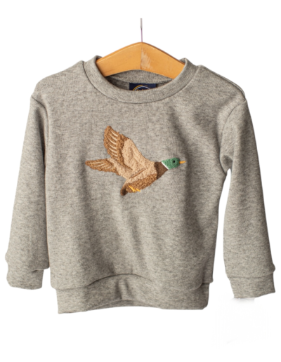 Boys Mallard Sweater, Grey