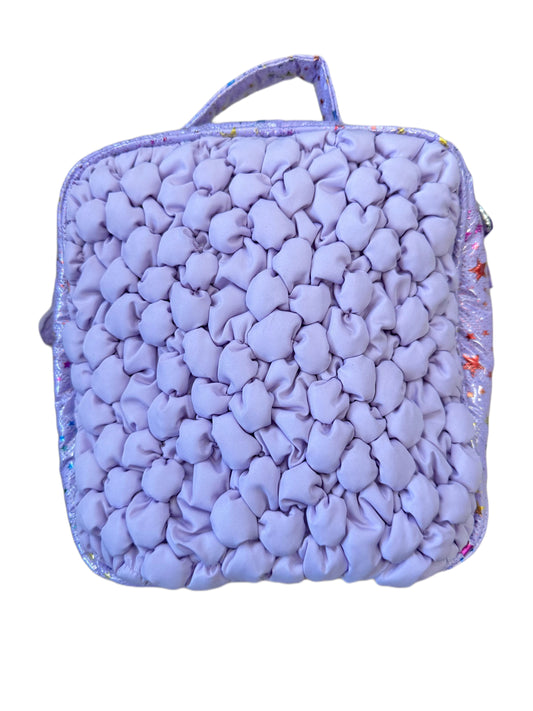 Metallic Stars Lunchbox, Purple