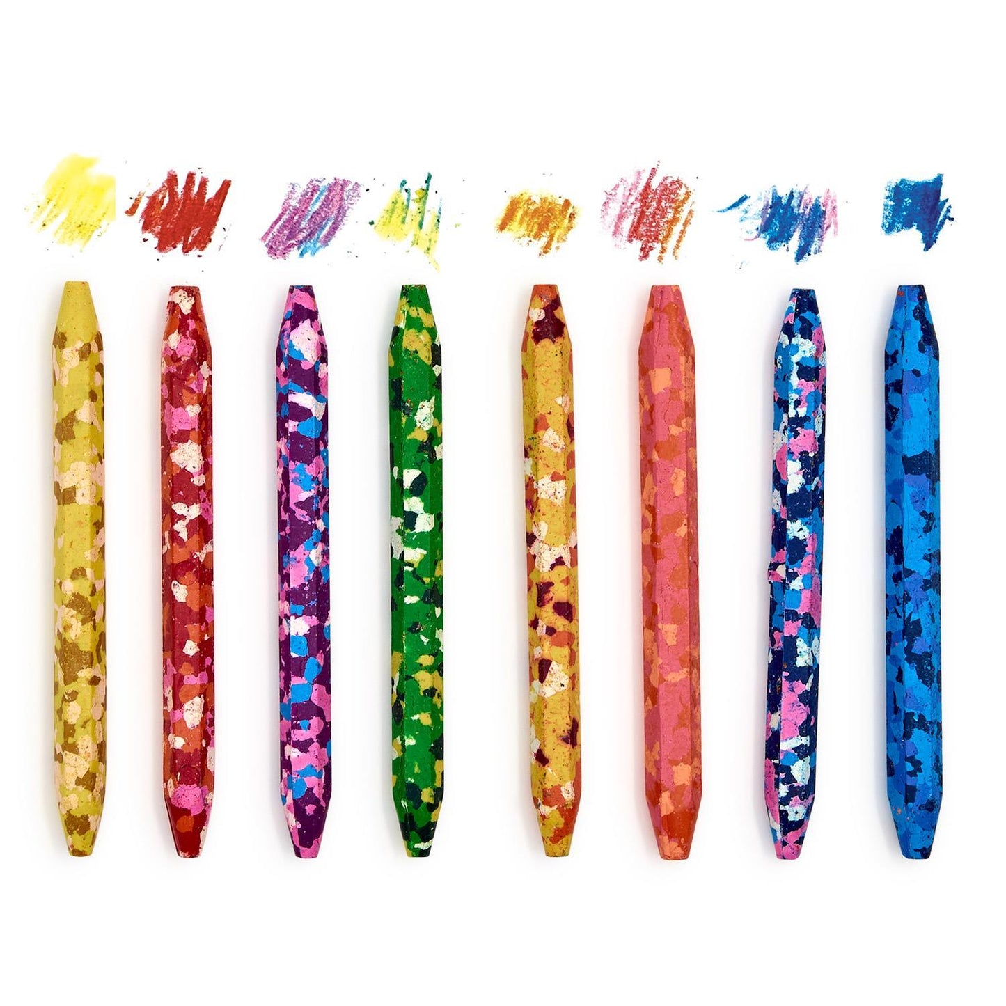 Happy Confetti Crayons