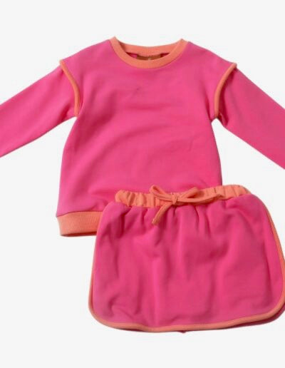Josie Skort Set, Pink/Orange