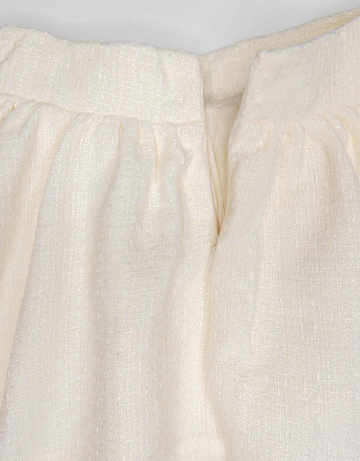 Sofie Ivory Tweed Skirt