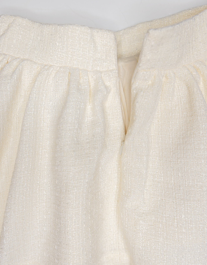 Sofie Ivory Tweed Skirt