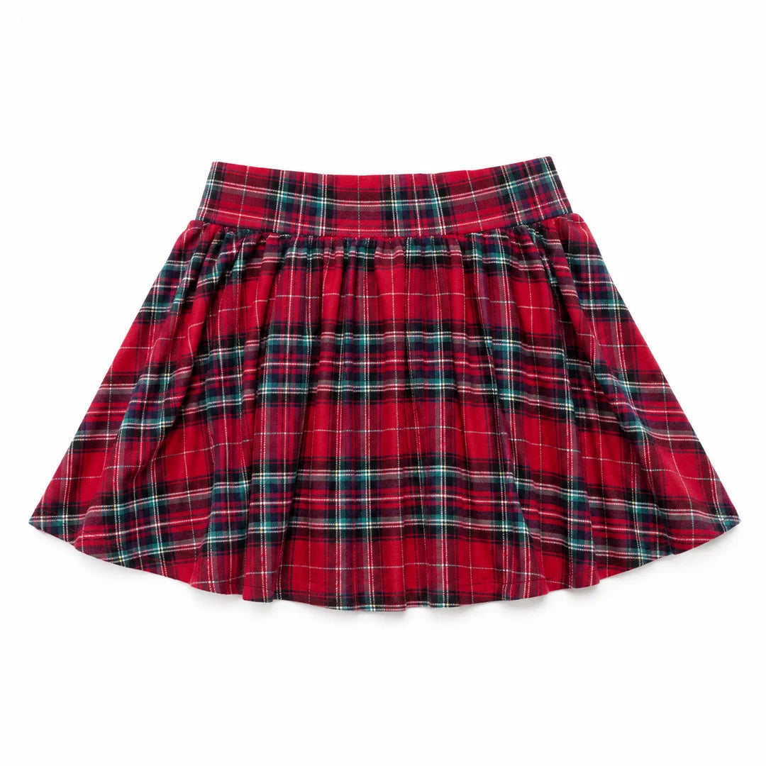 Sofie Red Plaid Skirt