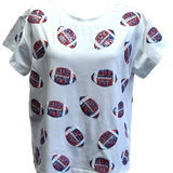 Queen Scattered Gameday Football Tshirt