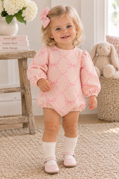Dainty Bows Quilted Bubble