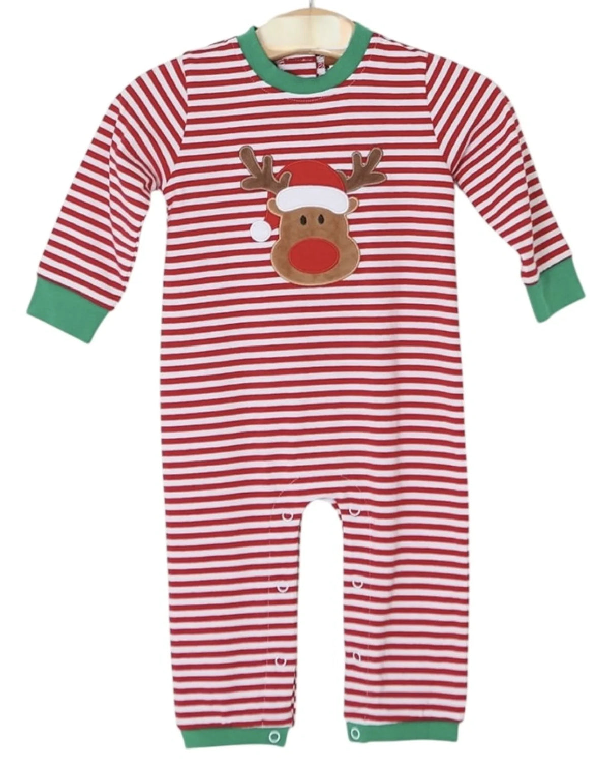 Reindeer Appliqué Boy Romper