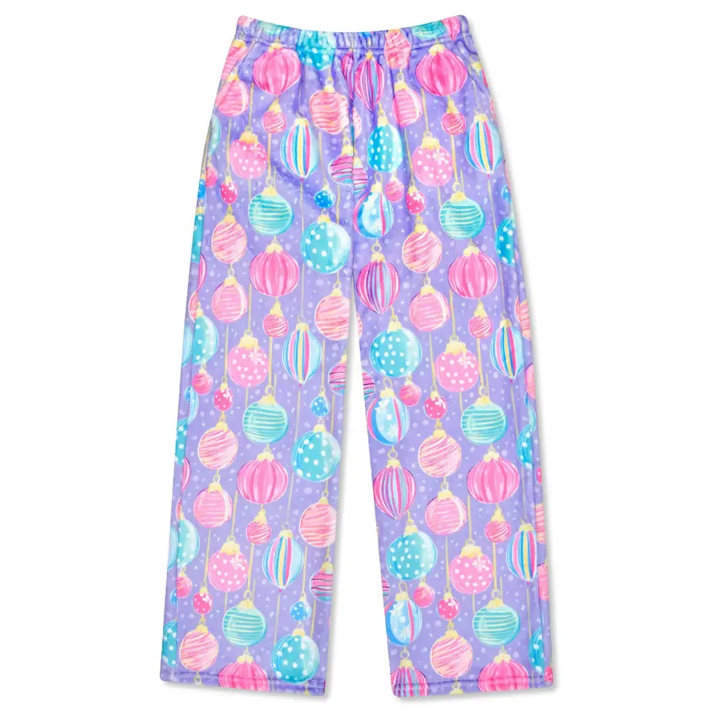 Dazzling Ornaments Plush Pants