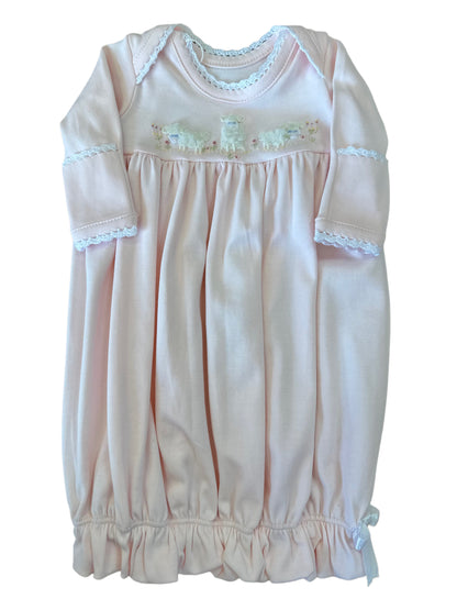 Embroidered Lambs Gown (3 colors)