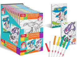 Junior Artist Canvas & Marker Set (4 styles)