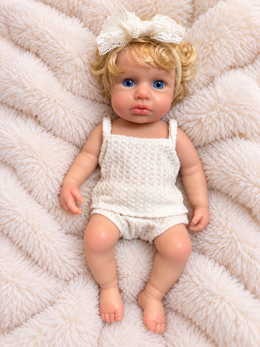 Reborn Silicone Baby Girl, 13"