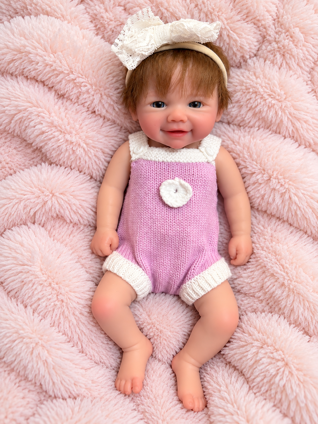 Reborn Silicone Baby Girl, 13"