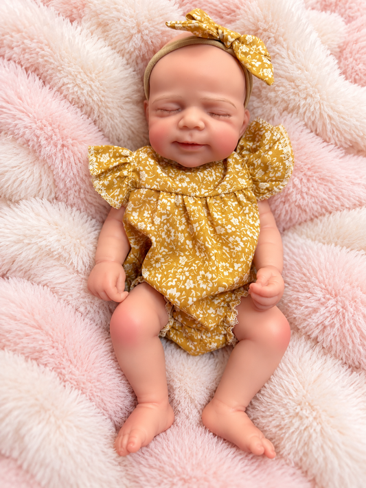 Reborn Silicone Baby Girl, 13"