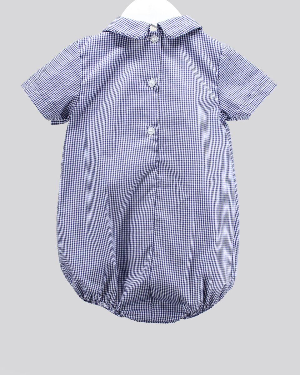 Navy Gingham Julian Bubble