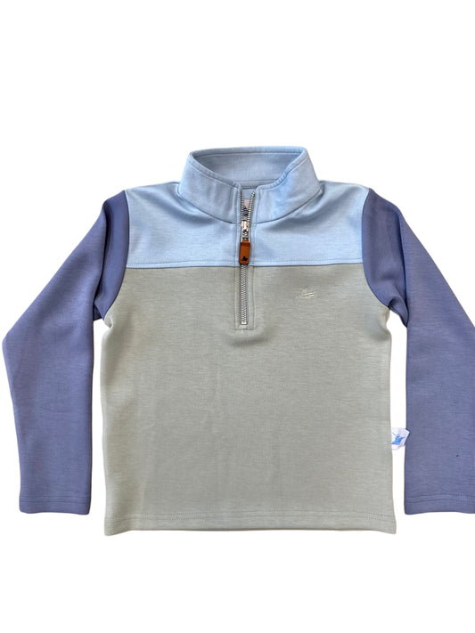 Boys Colorblock 1/4 Zip Pullover