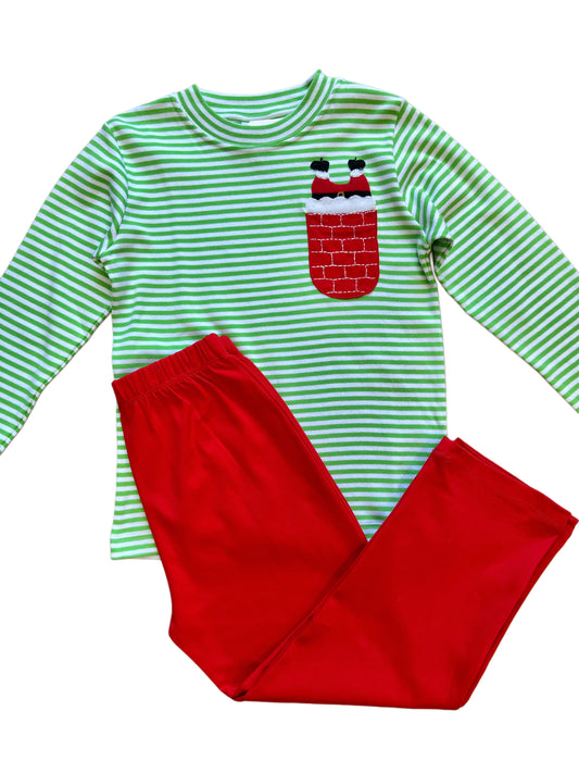 Chimney Santa Pocket Pant Set