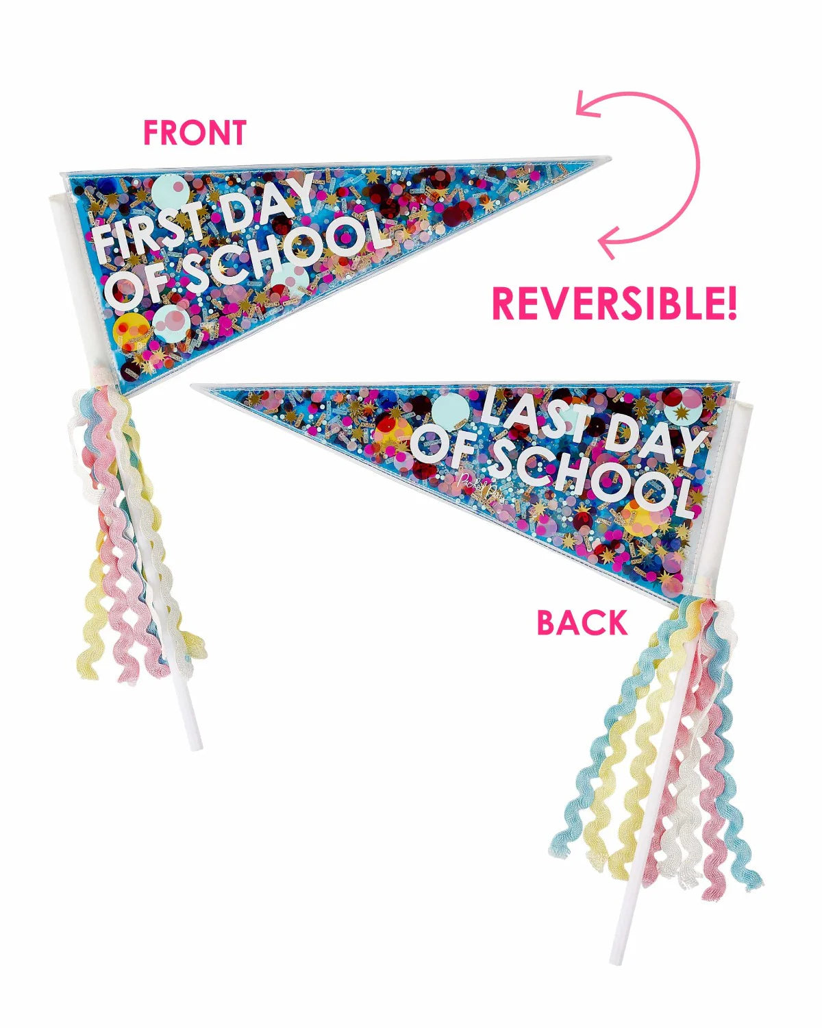 Back To School Confetti Pennant