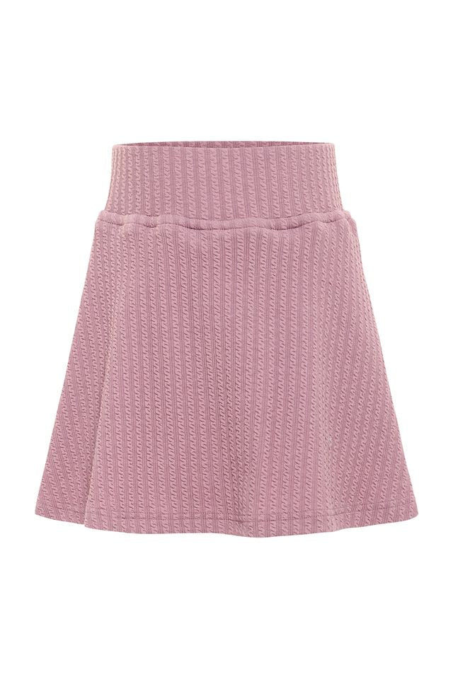 Libba Sweater Skirt, Textured Pink