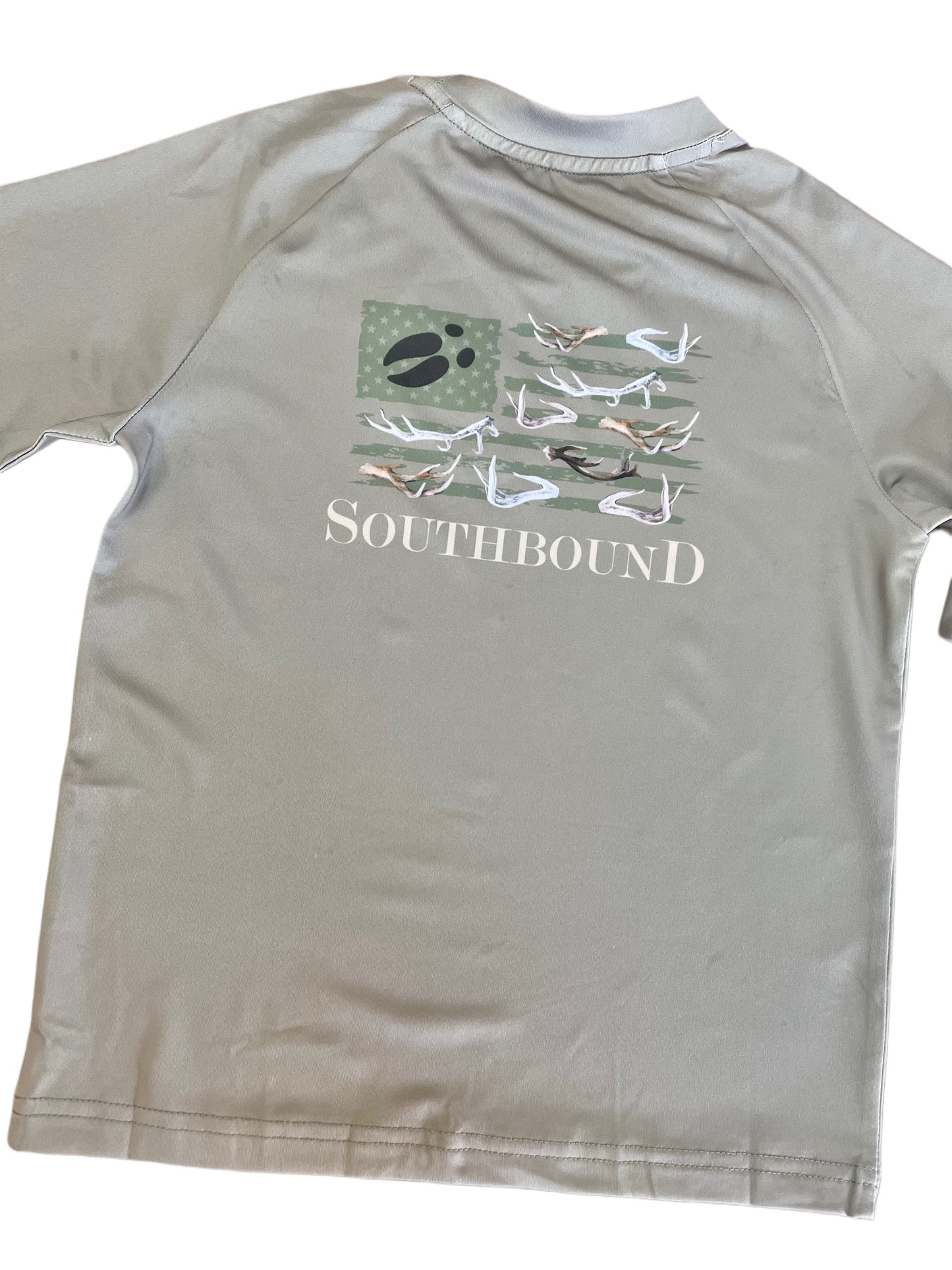 Hunting Flag Performance Tshirt, Khaki