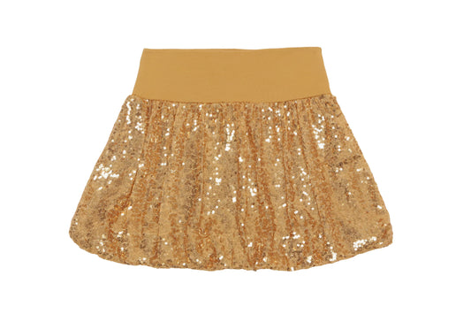 Glitz Bubble Skirt, Gold