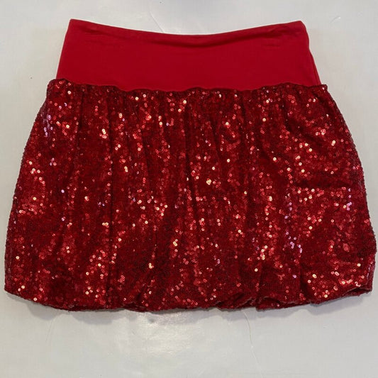 Glitz Bubble Skirt, Red