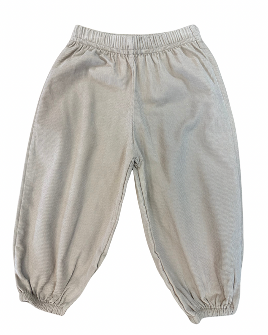 Boys Elastic Corduroy Pant Jogger, Sand