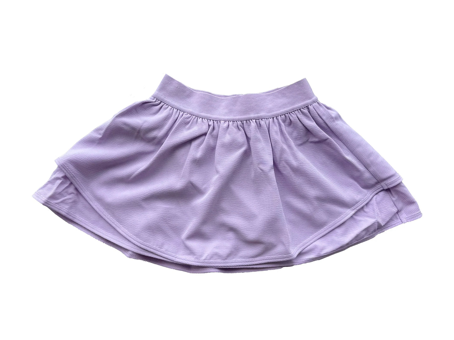 Gathered Mini Skort, Lavender