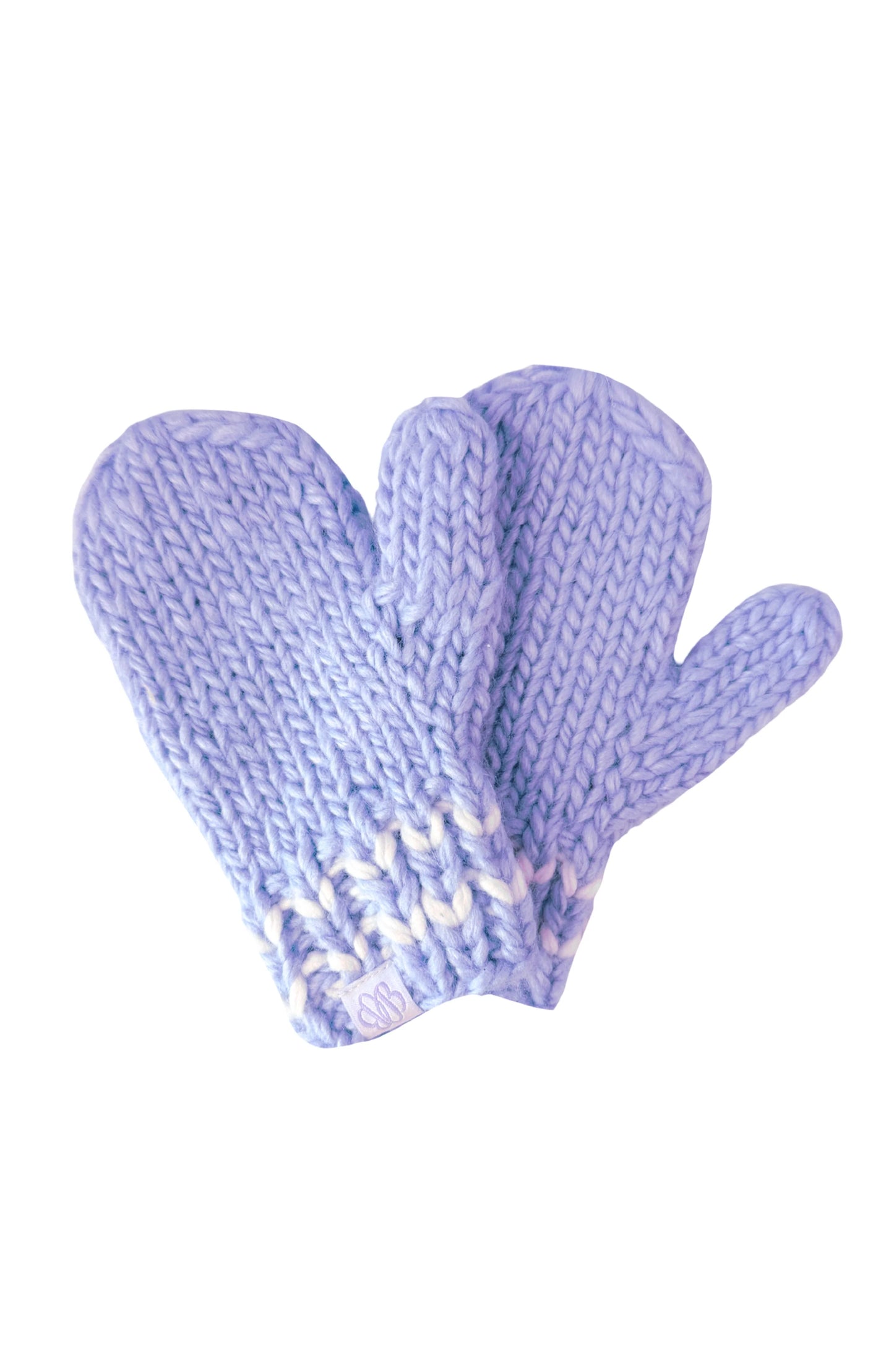 Lavender Knit Mittens (2 sizes)