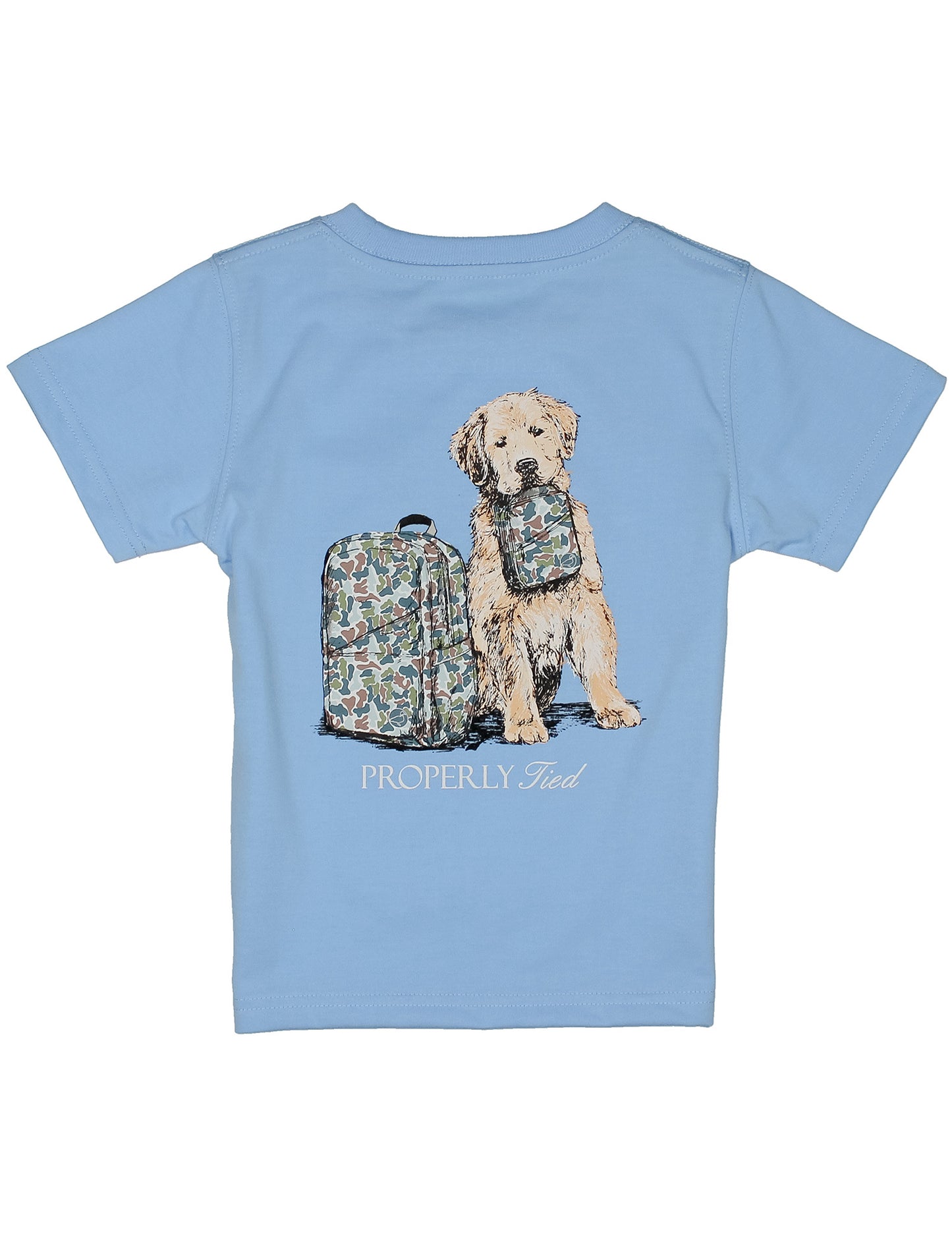 Boys Study Buddy SS, Light Blue