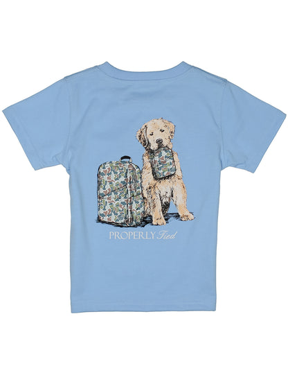 Boys Study Buddy SS, Light Blue