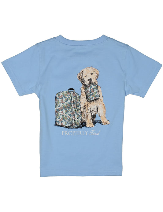 Boys Study Buddy SS, Light Blue