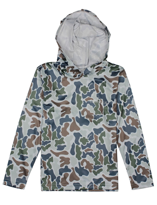 Boys Sportsman Performance Hoodie, Terra Camo