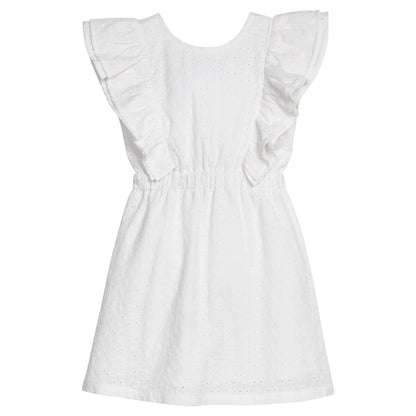 Sadie Dress, White Embroidery