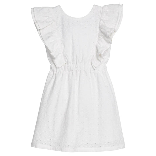 Sadie Dress, White Embroidery