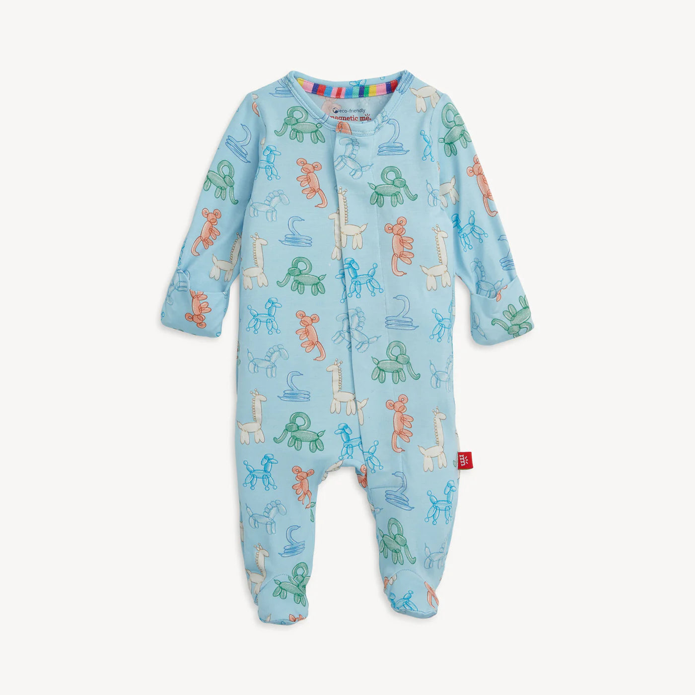 Blue Party Animals Glow in Dark Modal Magnetic Footie