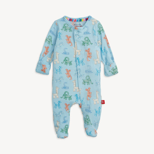 Blue Party Animals Glow in Dark Modal Magnetic Footie