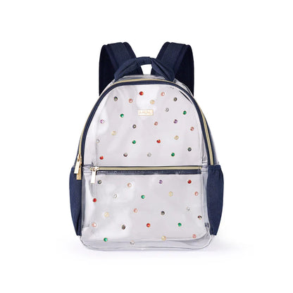 Denim & Gems Clear Backpack